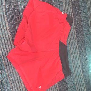 NEON PINK kids shorts size small